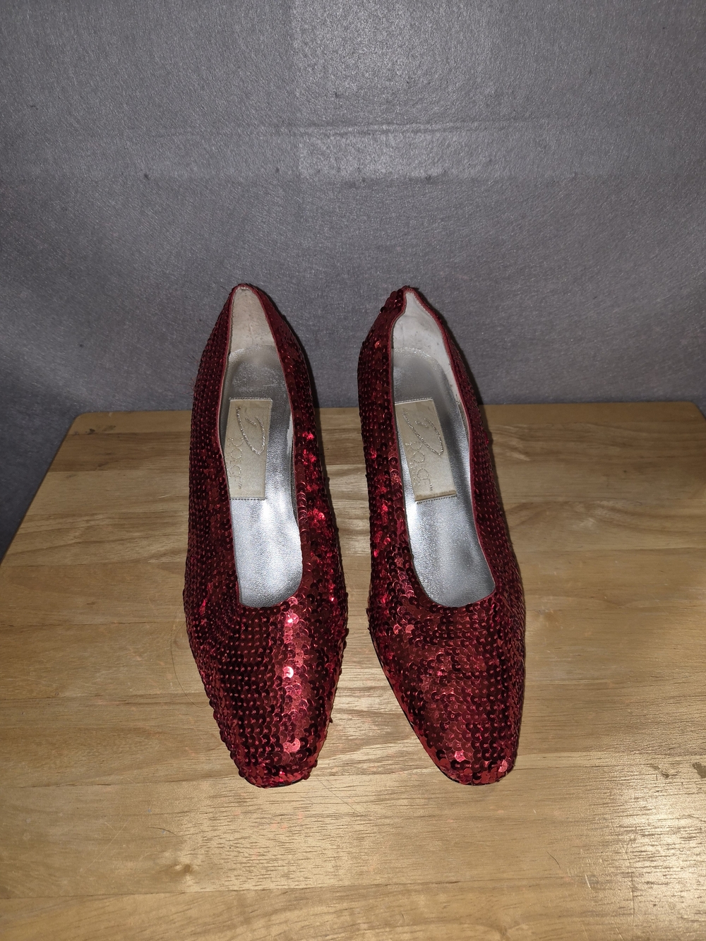 Vintage Dolce by Pierre Red Sequin Pumps – Women’s Size 7.5M